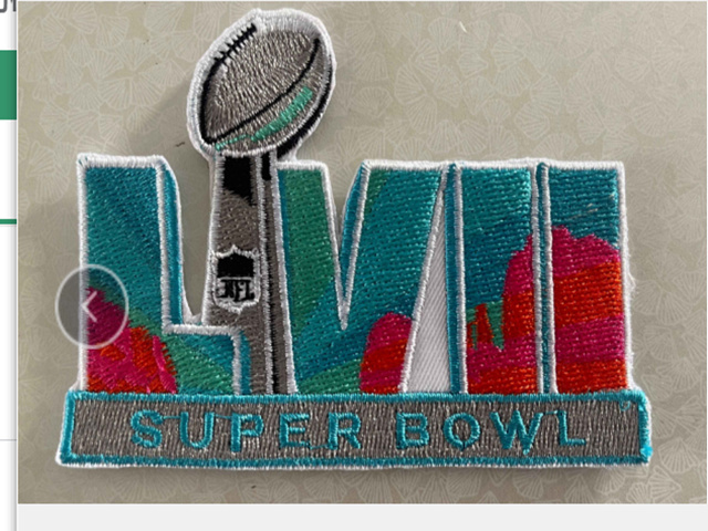 2023 Super Bowl LVII Patch - Click Image to Close
